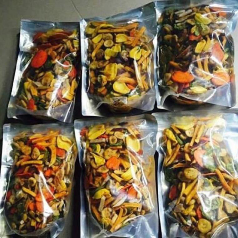0.5Kg RAU QUẢ TRÁI CÂY SẤY GIÒN NGUYÊN 100%, HÀNG XUẤT KHẨU[FREE SHIP] TỪ ĐƠN 50K, [Loại Đặc Biệt] Hàng ngon nhà làm