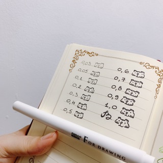 [Chính hãng] Bút Vẽ Kỹ Thuật Marvy Đủ Size Ngòi Từ 0.03-1.2 Và Ngòi Brush 🐻💕💕 Bút Line Nét Kháng Nước, Manga, Phác Thảo