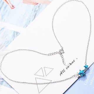 Dây chuyền ngôi sao xanh BHDC186