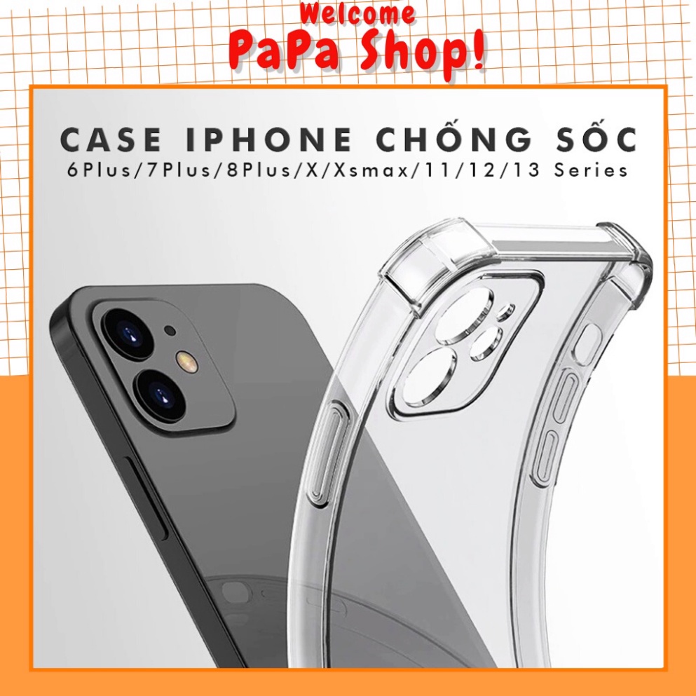 Ốp trong iphone 17 pro max 14 15 16 ProMax plus 11 12 pro max 13 pro max 7 plus 8 X xr Xs Max dẻo trong chống sốc
