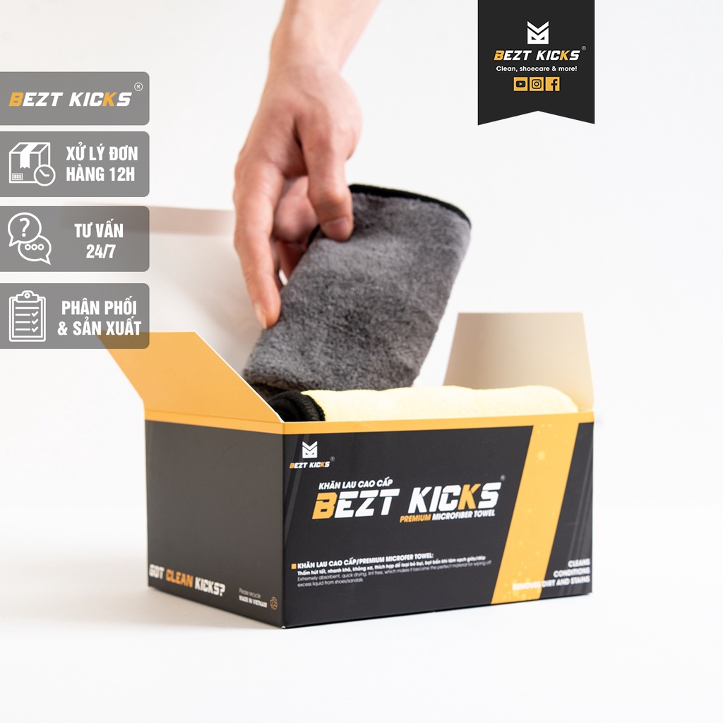 Khăn lau cao cấp Bezt Kicks Premium Microfiber Towel