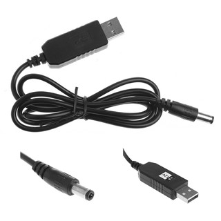 Cáp Chuyển Đổi Usb Dc 5v Sang Dc 12v 2.1x5.5mm