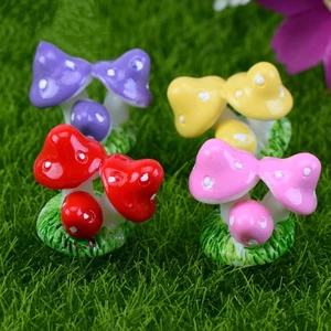 Micro Nấm Bụi Thu Nhỏ Phong Cảnh Đồ Trang Trí Mini Dễ Thương Các Bức Tượng Nhỏ Cây Cảnh Micro Trang Trí Phong Cảnh