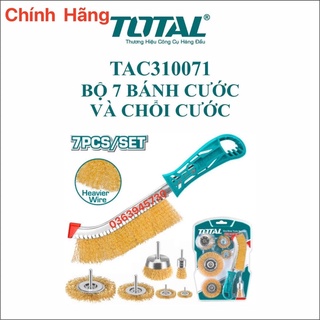 TOTAL Bộ 7 bánh cước và chổi cước TAC310071