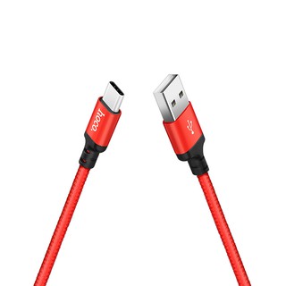 Cáp sạc dây dù Hoco X14 dài 2M cổng Type-C, max 3A - Phụ Kiện Nhất Tín