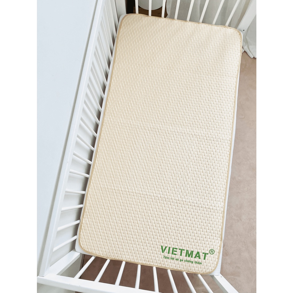Ảnh Size 50x70cm siêu lót chống thấm cho bé Supermat chống thấm tuyệt đối, không nóng bí, mềm êm 1