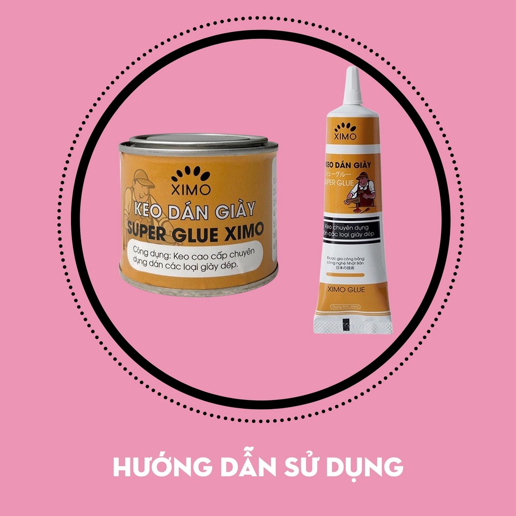 Mô tả Keo Dán Giày Nhiệt Siêu Dính Cao Cấp, Chống Nước Tốt Super Glue XIMO - 4