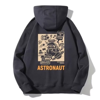 Áo Hoodie Cotton Dày Dáng Rộng In Họa Tiết Hoạt Hình Thời Trang Cho Cặp Đôi