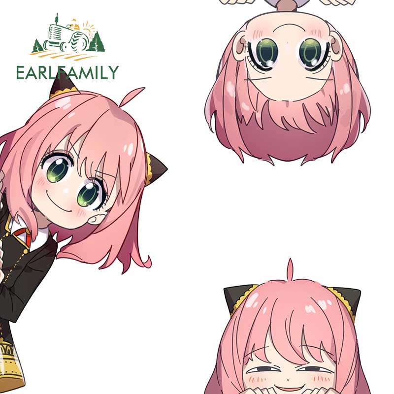 Earlfamily 13cm Dành Cho Gián Điệp x Gia Đình Anya Peeker Xe Dán Anime ...