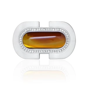 Mặt Khóa Thắt Lưng MK0035 Đá vàng