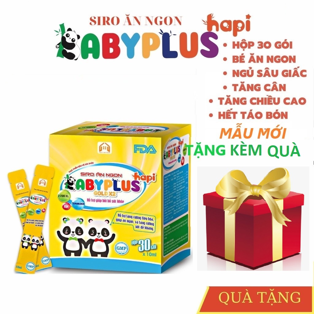 BABYPLUS_Siro ăn ngon Baby plus chính hãng 30 gói x 10ml Shopee Việt Nam