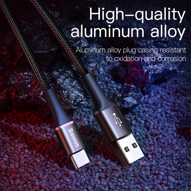 Ảnh Dây cáp BASEUS cổng USB type-C sạc nhanh có thể đảo ngược 3