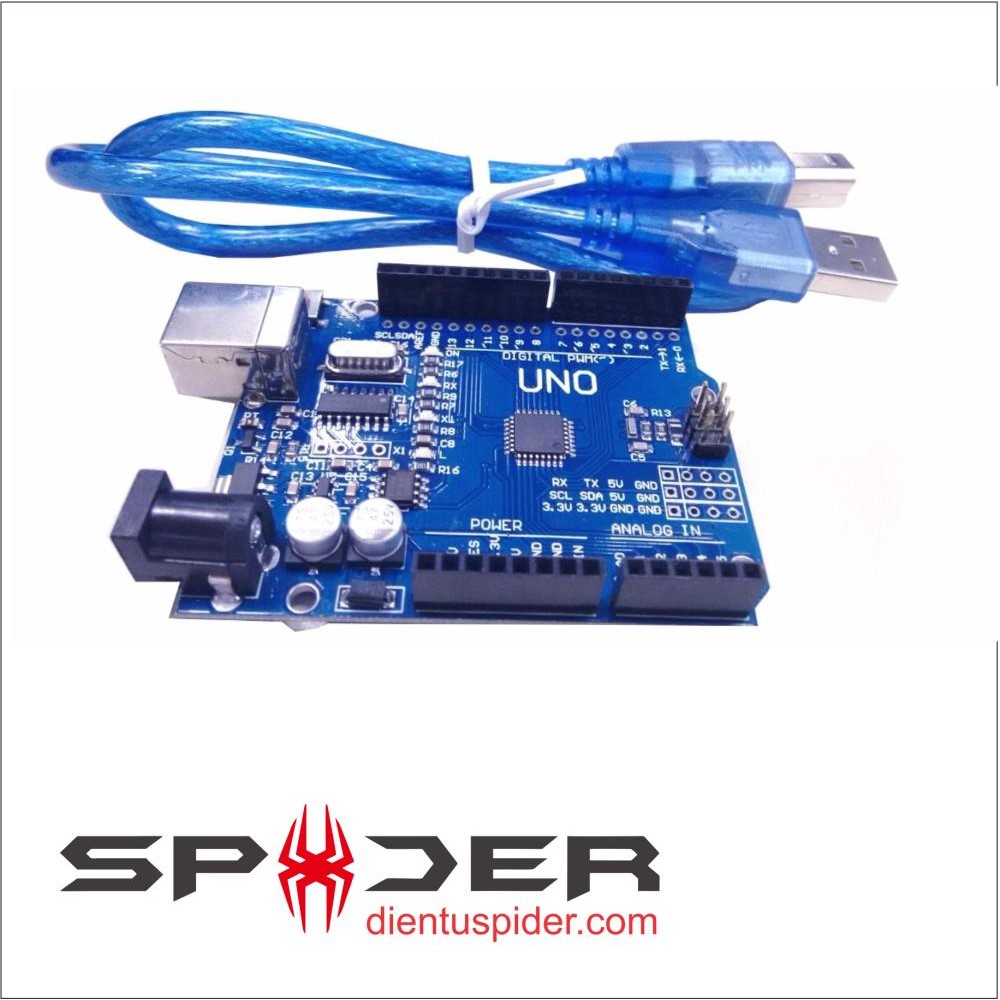 Mạch Arduino Uno R3 Atmega328p Ch340 Chip Dán Smd Shopee Việt Nam 0352