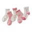 GC1 Trẻ Em Hoa Tất Cotton Thoáng Khí Cho Bé Tất Trẻ Em Ngọt Ngào Lưới Ngắn 1-12 Tuổi Phong Cách Nhật Bản GC1