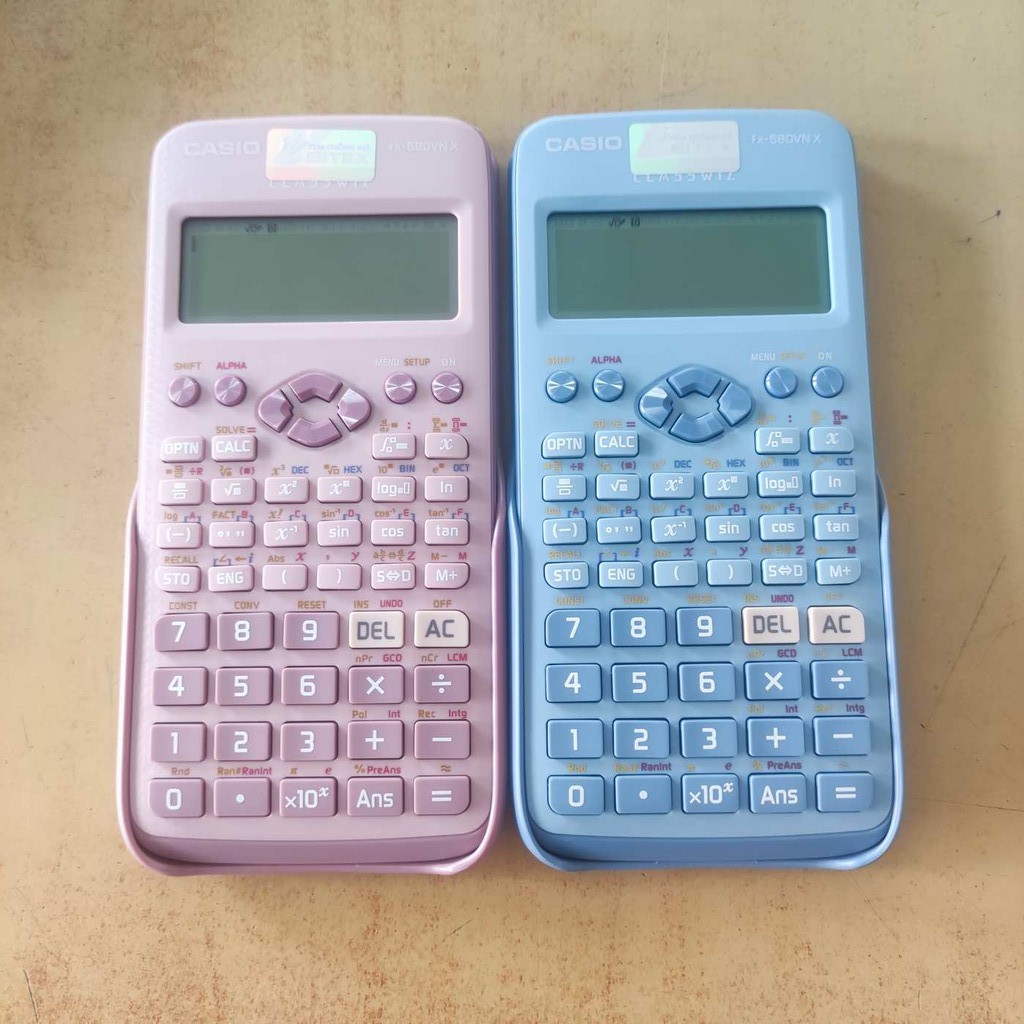 Máy tính Casio FX 580 VNX Xanh/Hồng Chính Hãng Shopee Việt Nam