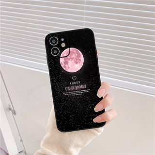 Ốp điện thoại nhựa cứng hình bầu trời lãng mạn cho iPhone 6 6s 7 8 X Plus 7Plus 11 12 13 Pro Promax XS XR XSMAX SE 2020
