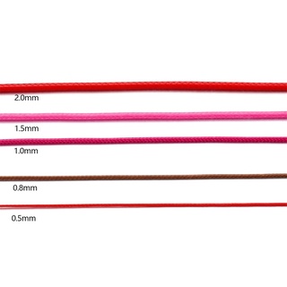 Cuộn dây sáp ST.KUNKKA cotton bện 0.5-0.8mm 10m xỏ hạt làm trang sức DIY phong cách Hàn Quốc