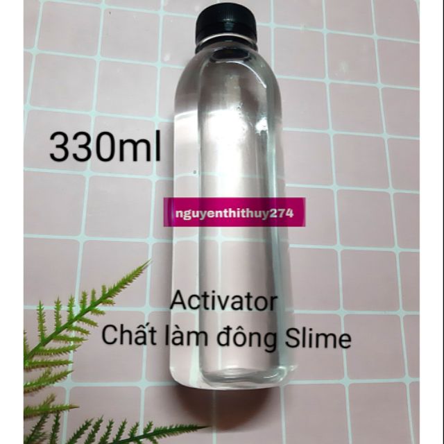 Activator – Dung Dịch làm đông Slime đóng chai 330ml Nguyên Liệu Làm Slime