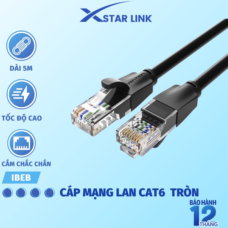 Dây cáp mạng Cat6 bấm sẵn 2 đầu Cat6 2m 5m 10m 15m tốc độ cao Dây mạng ...