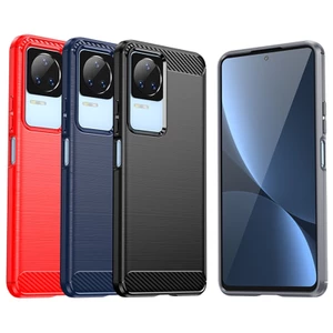 Dành cho Xiaomi Poco F4 Ultra Slim Brushed Họa tiết TPU mềm chống sốc