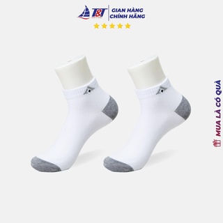 [Combo 10 Đôi] Tất Vớ Nam Cổ Ngắn T&T SOCKS Thêu Logo Trơn Basic Thoáng Khí Co Giãn Khử Mùi Hôi - NAM202