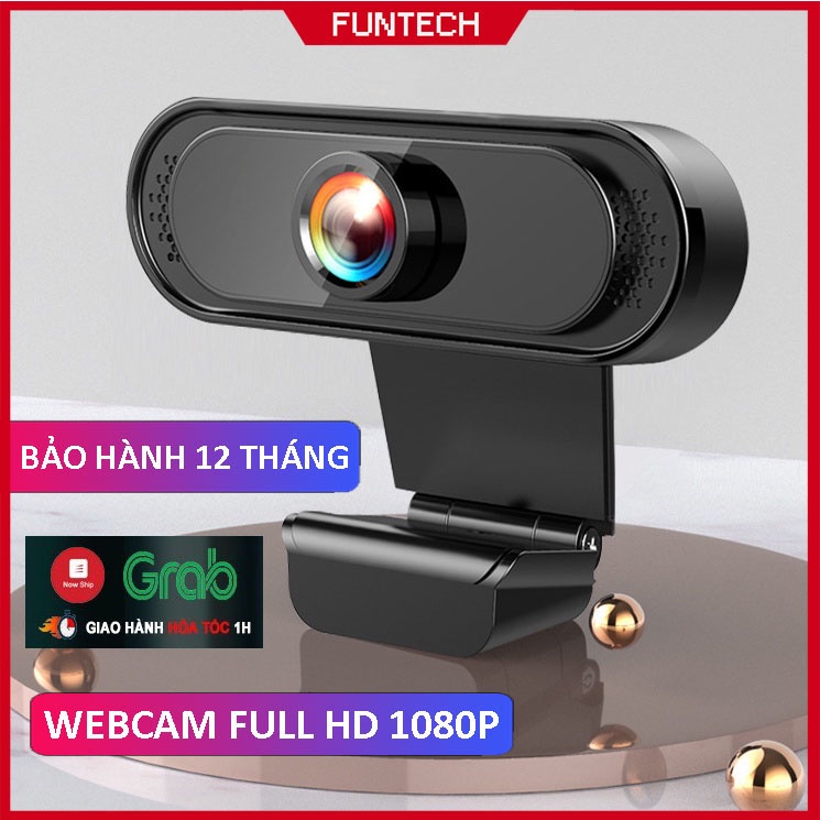 Webcam máy tính full HD 1080p cực nét có Mic dùng cho máy tính laptop full  box và phụ kiện