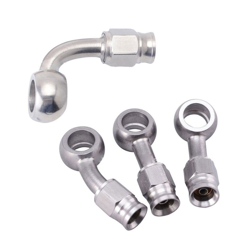 EDB * AN3 10mm Ống phanh bằng thép không gỉ Bộ chuyển đổi đầu cho ô tô Xe máy tự động