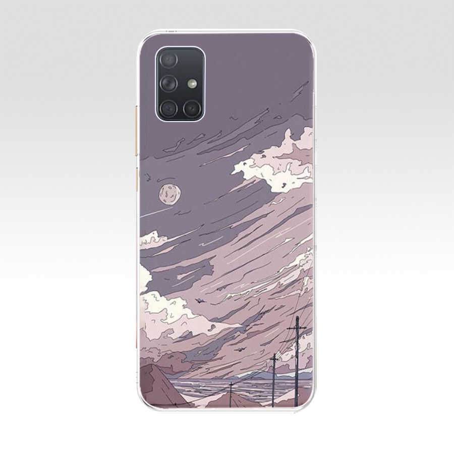 Ốp Điện Thoại TPU Dẻo In Họa Tiết Độc Đáo Thời Trang Cho Samsung Galaxy a71 A80 a5 2015 a5 2016