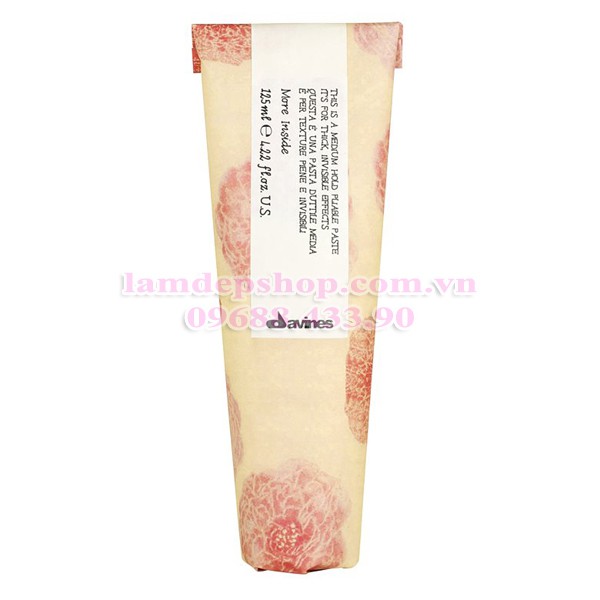 Tạo Kiểu Tóc - Davines Medium Hold Pliable Paste - Kem đặc giữ nếp cứng và trung bình (125ml)