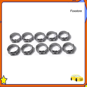 Bộ 10 kẹp ống nhiên liệu bằng thép không gỉ cao cấp tiện dụng Fs