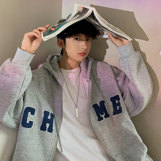 Áo nỉ HOODIES ZIP form rộng Unisex in chữ thời trang Hàn Quốc