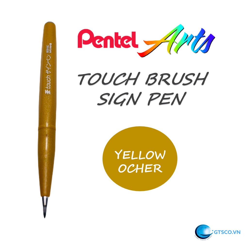 BÚT PENTEL TOUCH BRUSH SIGN PEN VIẾT CALLIGRAPHY THƯ PHÁP TRANG TRÍ ...