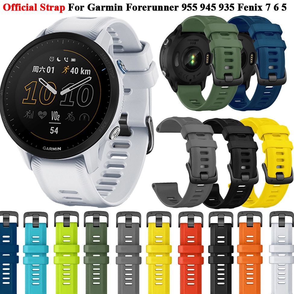 Cinturino In Silicone Per Garmin Forerunner 55/245/645/Approach S40 - 20 Mm - Ricambio Comodo E Leggero