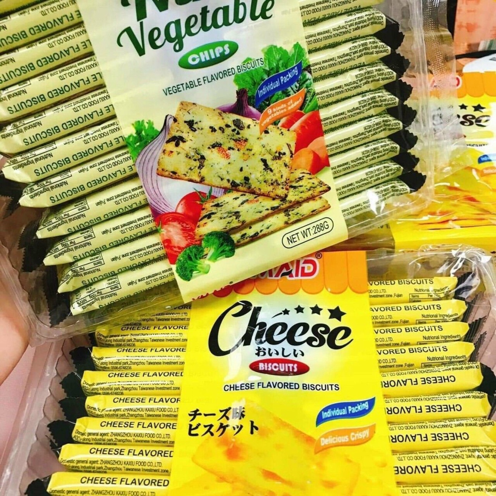 Bánh Quy Rau Củ & Phô Mai Nine Vegetable ( 288g ) | Shopee Việt Nam