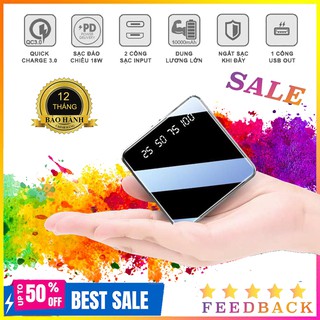 Sạc dự phòng Powerbank 20000 mAh kiểu dáng nhỏ gọn💥SIÊU HOT💥