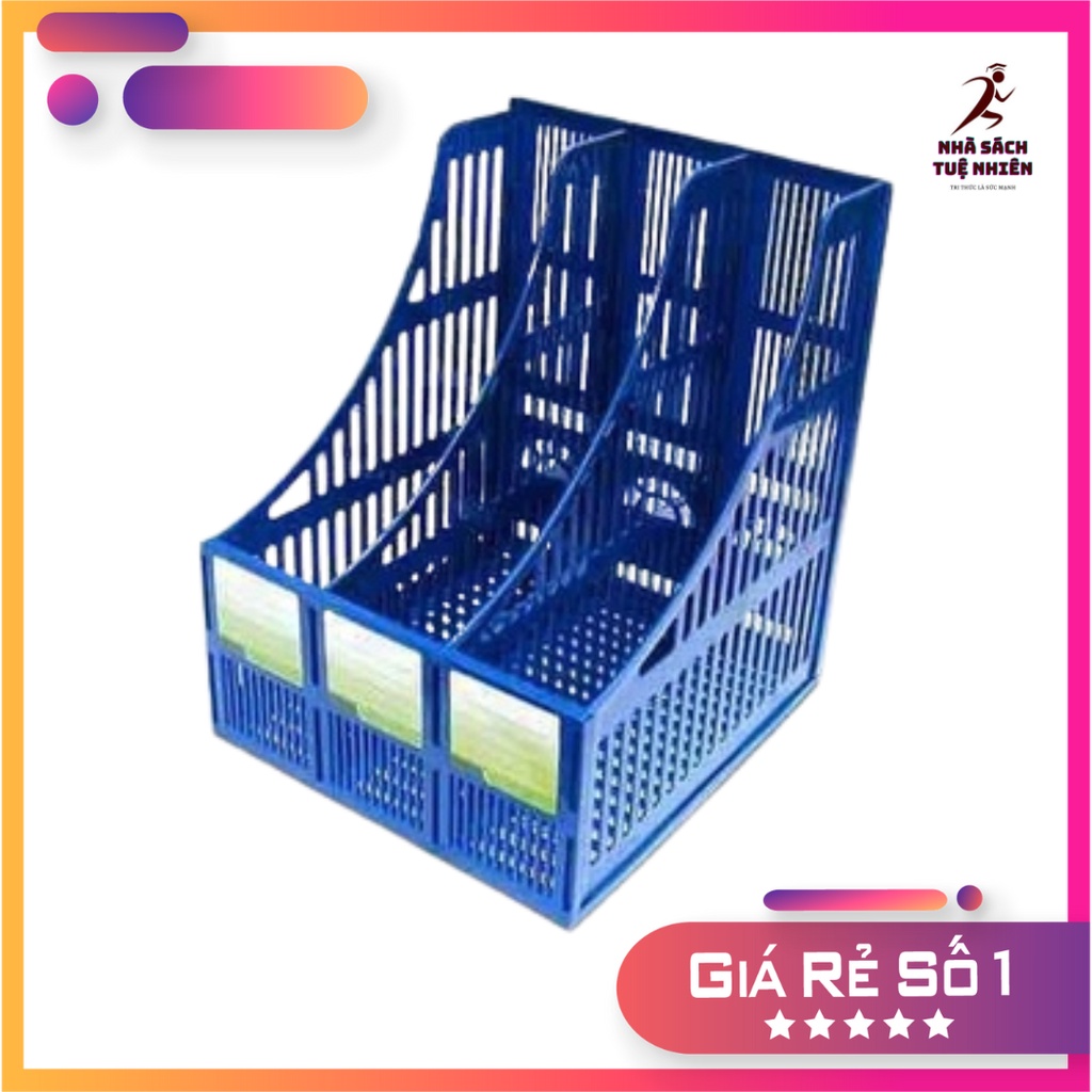 Khay đựng tài liệu nhựa 3 ngăn kệ rổ xéo nhựa 3 ngăn file đựng tài liệu ...