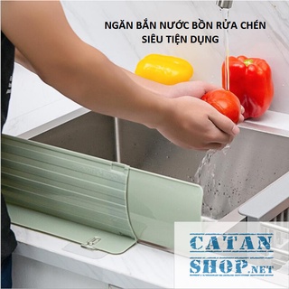 Tấm chắn nước bồn rửa bát, Tấm NHỰA gấp gọn ngăn giọt bắn dùng cho bồn rửa chén nhà bếp