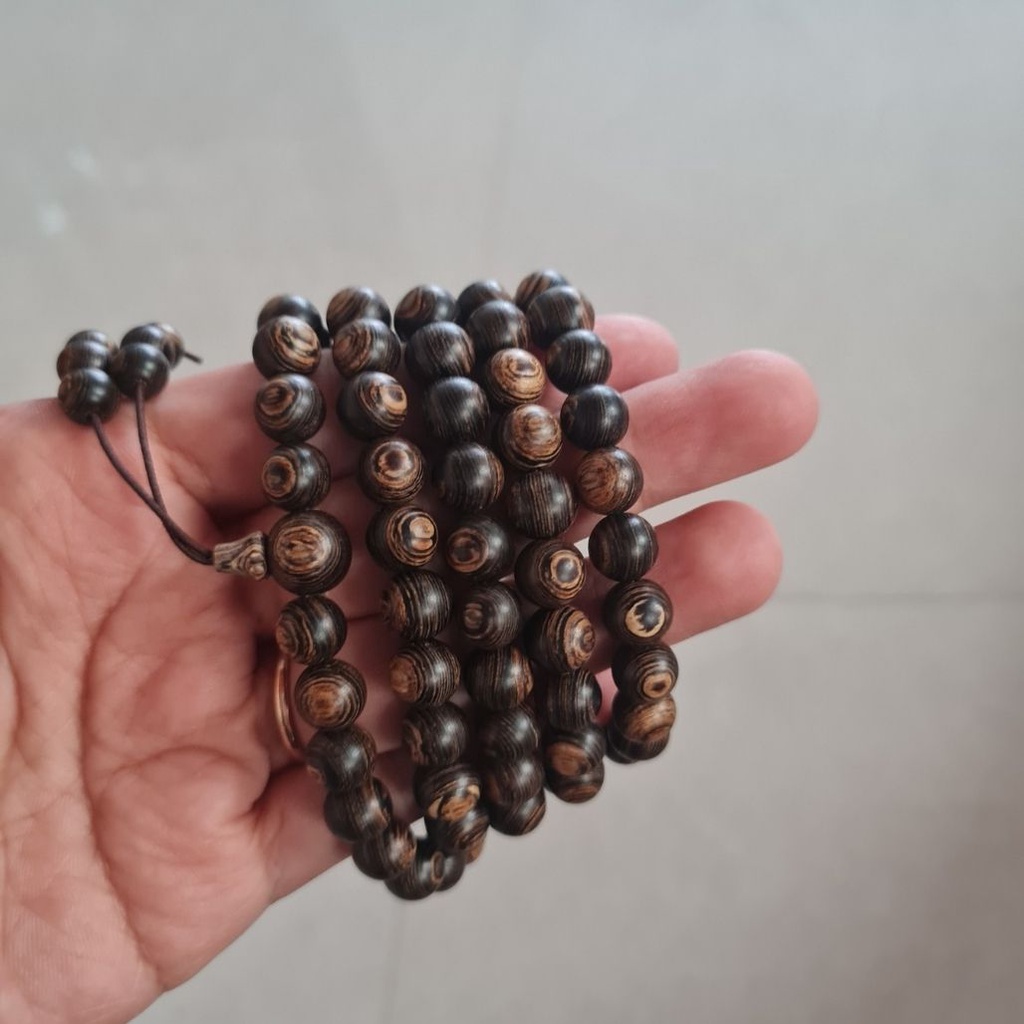 Vòng Tay Trầm Hương 216 Hạt Trầm Sánh Chìm Việt - Chuỗi Tràng Hạt - Vòng Phong Thủy- 6 7 8 mm
