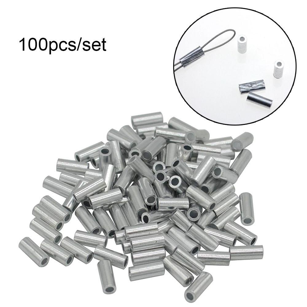 Dây câu đầu nối ống nhôm tròn chất lượng cao, 100 cái/lốc