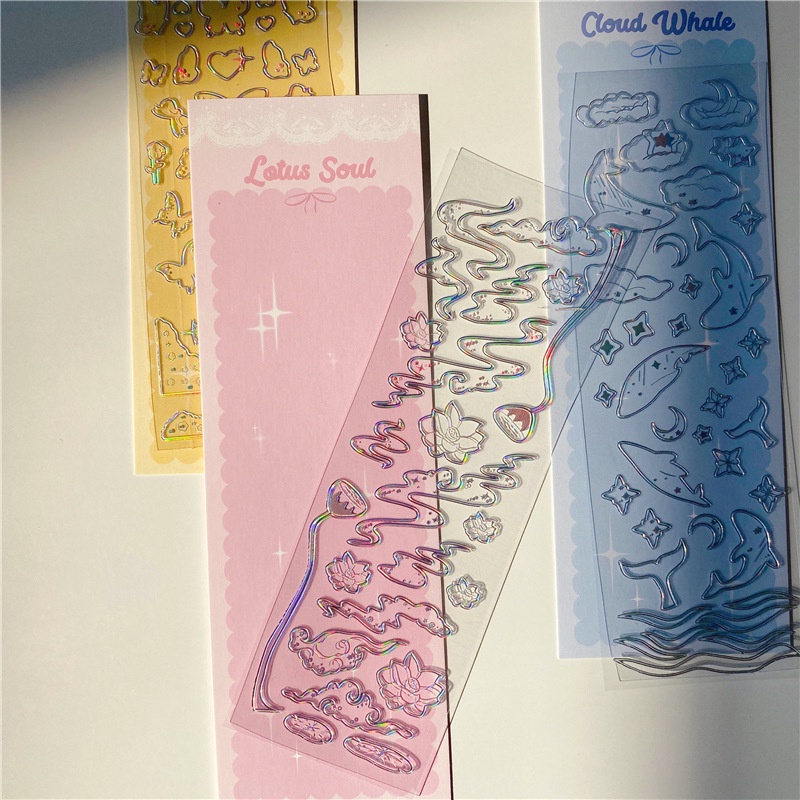 Stickers trong suốt deco top loader | Shopee Việt Nam