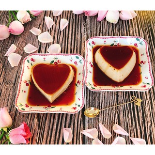 ✿✿✿50 Khuôn Nhựa Làm Bánh Flan,Caramen Hình Tim/Hình Tròn (kèm nắp)✿✿✿