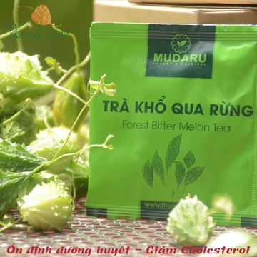 [Mudaru] Trà Mướp Đắng Rừng- 100% Từ Khổ Qua Rừng & Cỏ Ngọt- Hạ Hỏa, Mát Gan, Thải Độc- Forest Bit Melon Tea [Xanh Suốt]