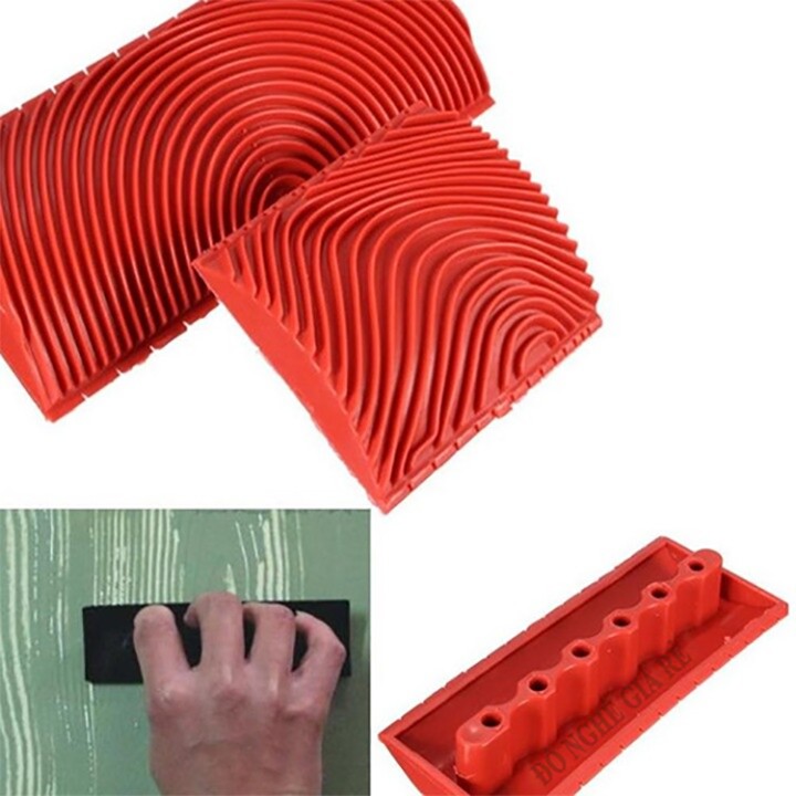 Cọ lăn sơn tạo vân gỗ hoa văn , cọ kéo vân gỗ trên mọi loại sơn