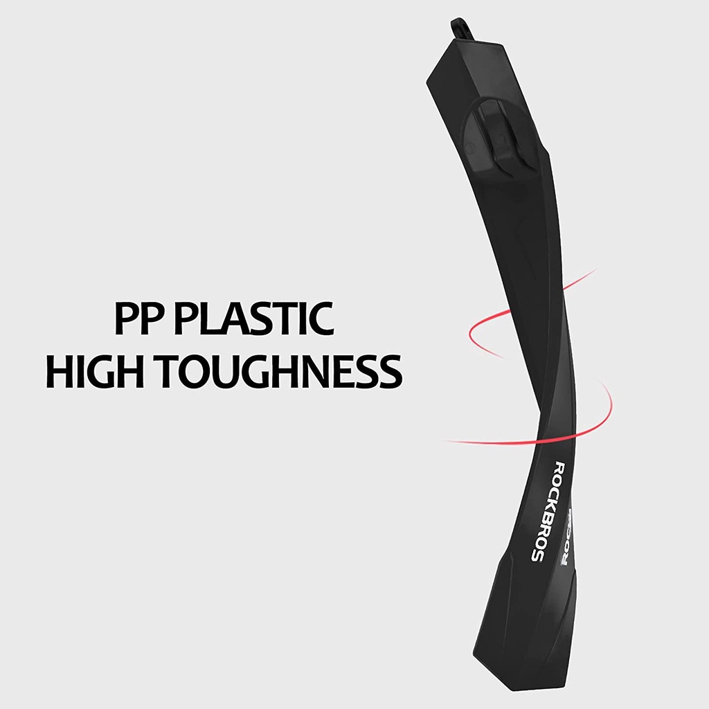 ROCKBROS Fender Mtb Cao Su Mềm MTB Xe Đạp Xe Đạp Mở Rộng Phía Trước Phía Sau Chắn Bùn Điều Chỉnh Mọi Góc Xe Đạp Phụ Kiện