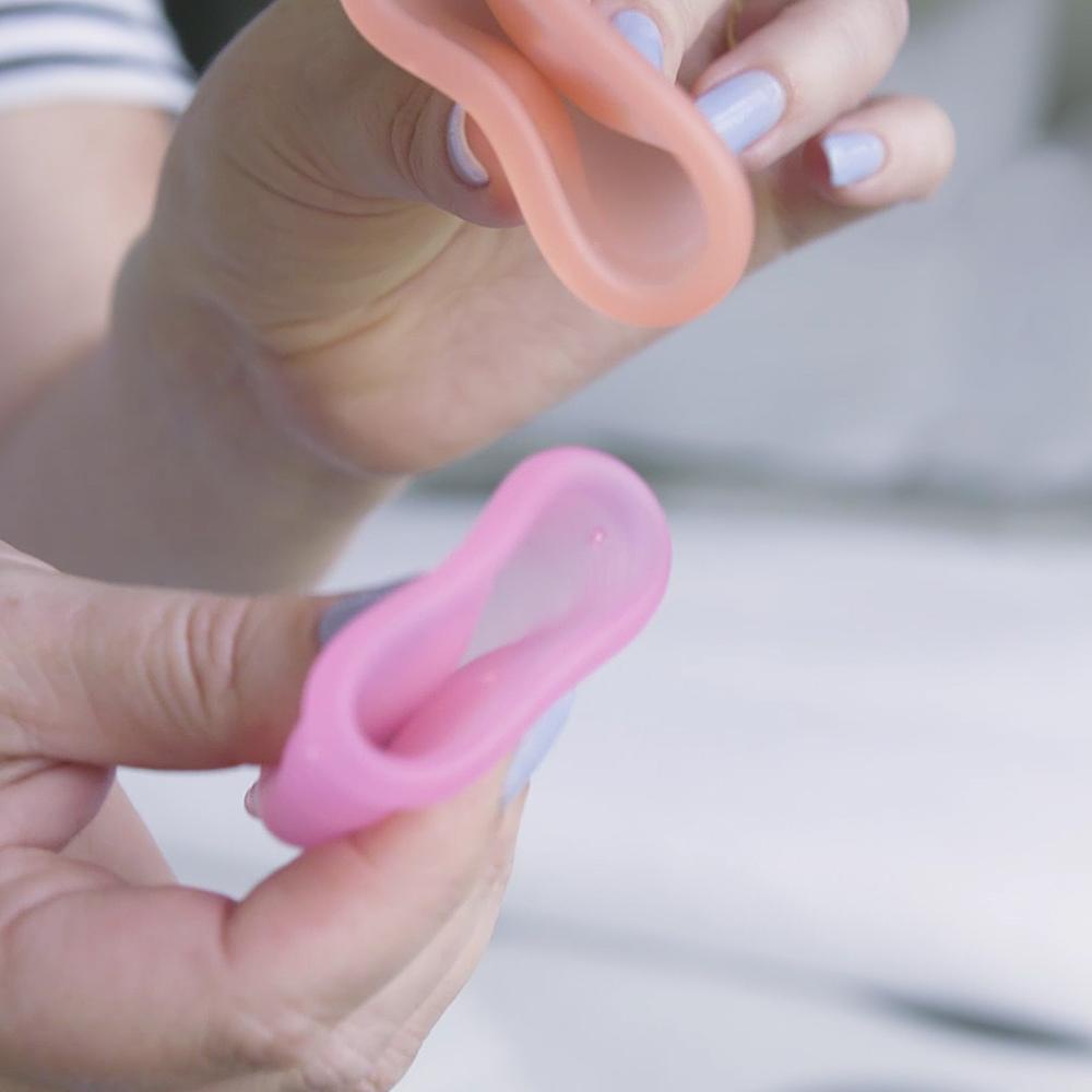 Mô tả Cốc nguyệt san cao cấp thân ngắn Flowcup Haakaa. Chất liệu silicone cao cấp, an toàn - 4