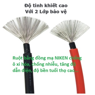Dây cáp điện DC 4mm 6mm chuyên dụng cho điện năng lượng mặt trời