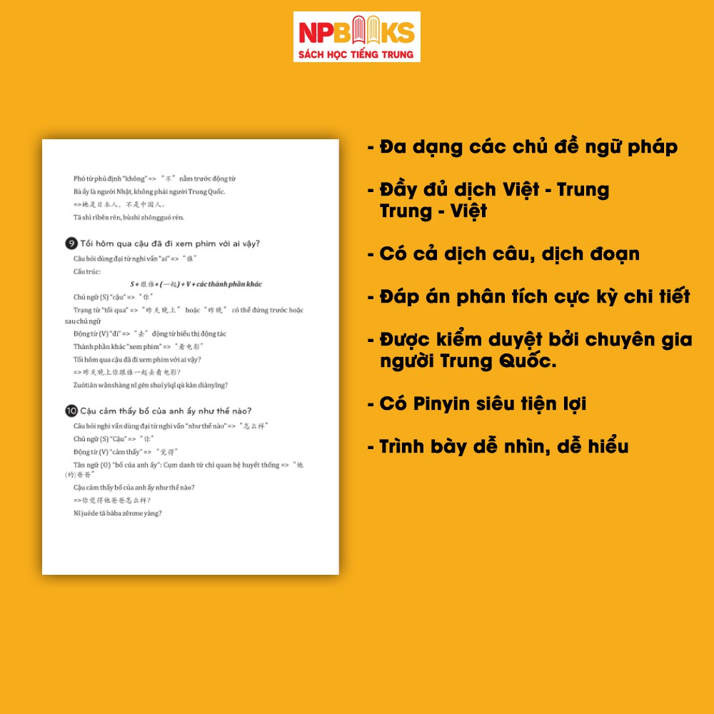 Ảnh Sách - Phân tích đáp án các bài tập luyện dịch tiếng trung 2