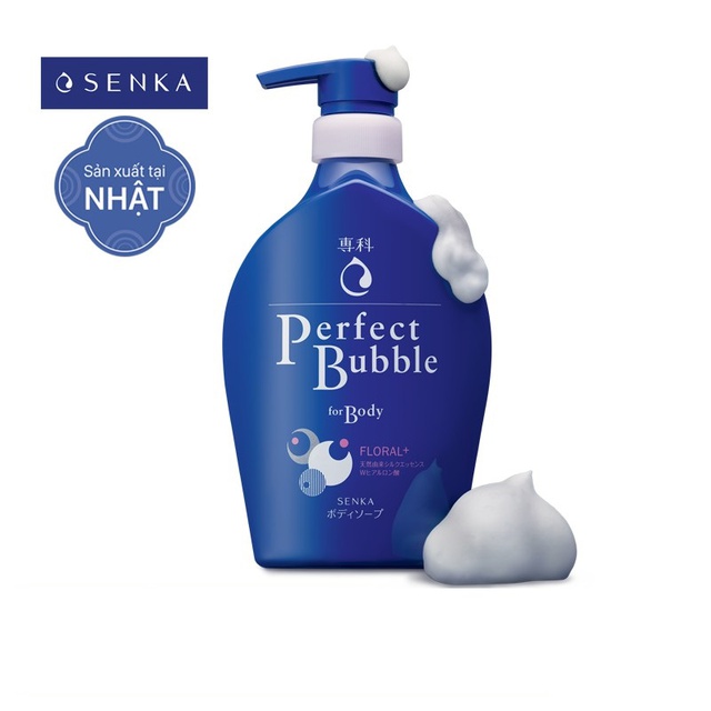 Ảnh Sữa tắm dưỡng ẩm hương hoa tươi mát Senka Perfect Bubble for Body Floral Plus n 500ml_13729 3