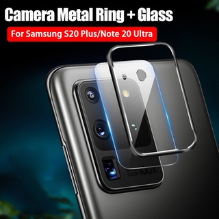 Vòng Kim Loại + Kính Cường Lực Bảo Vệ Camera Sau Cho Samsung Galaxy S20 Plus S20 Ultra Note 20 Ultra