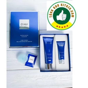 Bộ Sữa rửa mặt trắng da Ohui Clinic Science hàn quốc thế hệ mới-hàng nhập khẩu-chính hãng-cao cáp